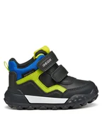 Buty dla chłopców - Geox Śniegowce B Trekkyup B Abx B566LB 0MEFU C9299 M Czarny - miniaturka - grafika 1