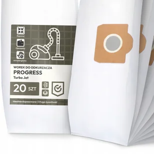 20x Worek do Odkurzacza Progress Turbo Jet Syntetyczny Wytrzymały Worki - Worki do odkurzaczy - miniaturka - grafika 1