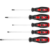 Klucze i nasadki - Top Tools Wkrętaki Cv komplet 5 części - miniaturka - grafika 1