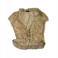 Swetry damskie - Jasna narzutka bolerko damskie TWENTY ONE S - miniaturka - grafika 1