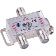 Rozgałęźniki i multiswitche do TV-SAT - Cabletech ZLA0635 Splitter 2way 5-2450MHz power pass ZLA0635 - miniaturka - grafika 1