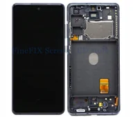 Części serwisowe do telefonów - Nowy Wyświetlacz Samsung Galaxy S20 Fe 5G Sm-G781B/Ds Oled +Ramka Czarny - miniaturka - grafika 1