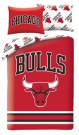Pościel dla dzieci - Pościel dziecięca Chicago Bulls 140 x 200 cm Halantex Basketball NBA - miniaturka - grafika 1