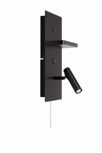 CARICA Kinkiet 1L LED Czarna - Lampy ścienne - miniaturka - grafika 1