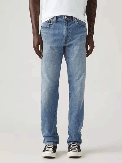 jeansy męskie levis 29507 1637 - 502 taper the new niebieski lightweight