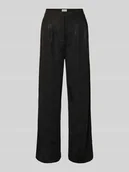 Spodnie damskie - Spodnie materiałowe z kieszeniami z tyłu model ‘KATE’ - miniaturka - grafika 1