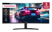 Monitory - Thomson M34QG7Y14C 34" UWQHD LCD Czarny - miniaturka - grafika 1