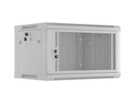 Szafy rack - Lanberg szafa rack wisząca 19'' 6U 600X450 szara drzwi perforowane WF01-6406-23S - miniaturka - grafika 1