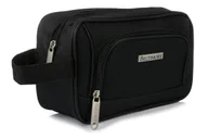 Nerki - Kosmetyczna męska czarna podróżna wodoodporna Beltimore R27 czarny - miniaturka - grafika 1