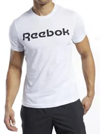 Koszulki męskie - Koszulka Męska Reebok Biała Fp9163 Bawełniana Xl - miniaturka - grafika 1