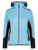 Kurtki damskie - CMP Kurtka polarowa w kolorze błękitnym - miniaturka - grafika 1