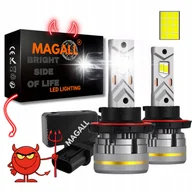 Żarówki samochodowe - ŻARÓWKI H13 LED CANBUS MAGALL LUCYFER BARDZO MOCNE ŚWIATŁO 48000LM 200W - miniaturka - grafika 1