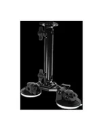 Uchwyty samochodowe do telefonów - Brodit 215854 rozwiązanie montażowe do uchwytów cokołowych, czarne - miniaturka - grafika 1