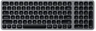 Klawiatury - Satechi Aluminium BT Backlit Keyboard Slim German space gray ST-ACBKM-DE - miniaturka - grafika 1
