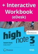 Podręczniki dla liceum - High Note 3. Students Book + kod (Digital Resources + Interactive eBook + MyEnglishLab) - miniaturka - grafika 1