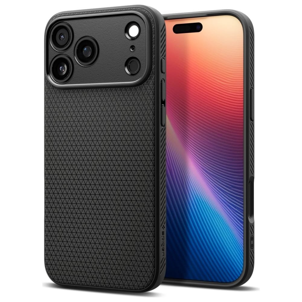Etui Spigen Liquid Air do iPhone 17 Pro Max czarny