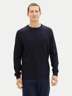 Swetry męskie - Tom Tailor Sweter 1038426 Granatowy Regular Fit - miniaturka - grafika 1