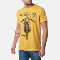 Koszulki męskie - Koszulka męska HOPENLIFE Cafe, Musztarda, XL - miniaturka - grafika 1