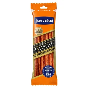 Tarczyński Kabanosy Exclusive musztardowo-miodowe 90 g - Kiełbasa i wędliny - miniaturka - grafika 1