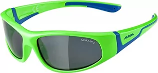 Okulary przeciwsłoneczne - Alpina Flexxy Okulary rowerowe Dzieci, neon green-blue 2020 Okulary przeciwsłoneczne A8467 4 71 - grafika 1