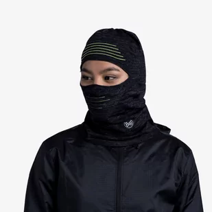 BUFF Kominiarka biegowa DRYFLX PRO BALACLAVA Black - Czapki i chusty sportowe męskie - miniaturka - grafika 4