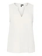 Koszulki i topy damskie - VERO MODA Damski top Vmnatali Nia Sl WVN, Snow White, XS - miniaturka - grafika 1