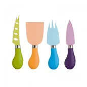 Zestawy sztućców - Zassenhaus ZS-071139 - Zestaw sztućców 4 kolorowych sztućców do sera - miniaturka - grafika 1