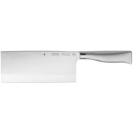 Noże kuchenne - Farouk WMF chiński nóż kucharski Grand Gourmet długość: 31,5 cm długość ostrza 18,5 cm Performance Cut Made in Germany Wykuty specjalny uchwyt ze stali ostrza ze stali nierdzewnej 18.8040.6032 - miniaturka - grafika 1