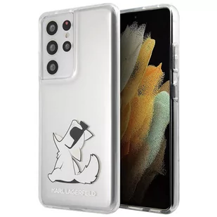 Karl Lagerfeld KLHCS21LCFNRC S21 Ultra G998 hardcase transparent Choupette Fun KF000521 - Etui i futerały do telefonów - miniaturka - grafika 2