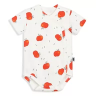 Body dla niemowląt - Body kopertowe z krótkim rękawem APPLES 62 - miniaturka - grafika 1