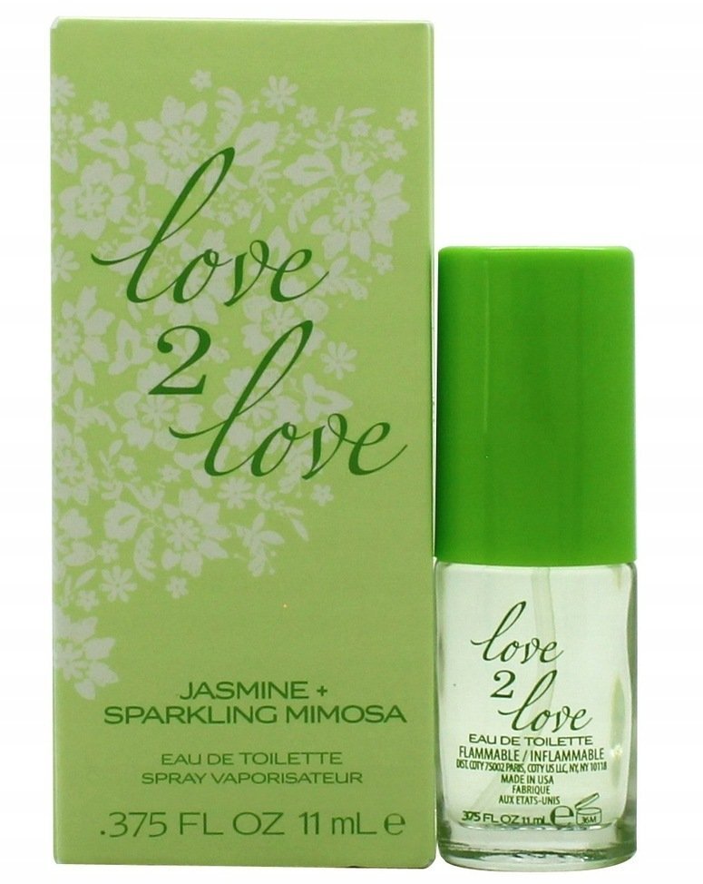 Coty Love 2 Love, Jasmine + Sparkling Mimosa, Eau De Toilette, For Women, 11 ml For Women