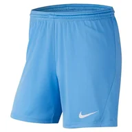 Spodnie damskie - Nike Spodnie damskie W Nk Df Park Iii Short Nb K, niebiesko-białe, BV6860-412, 2XL - miniaturka - grafika 1