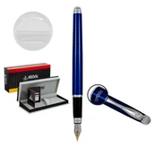 Pióra wieczne - Pióro wieczne Regal RE91P z serii EDWARD, granatowe - miniaturka - grafika 1