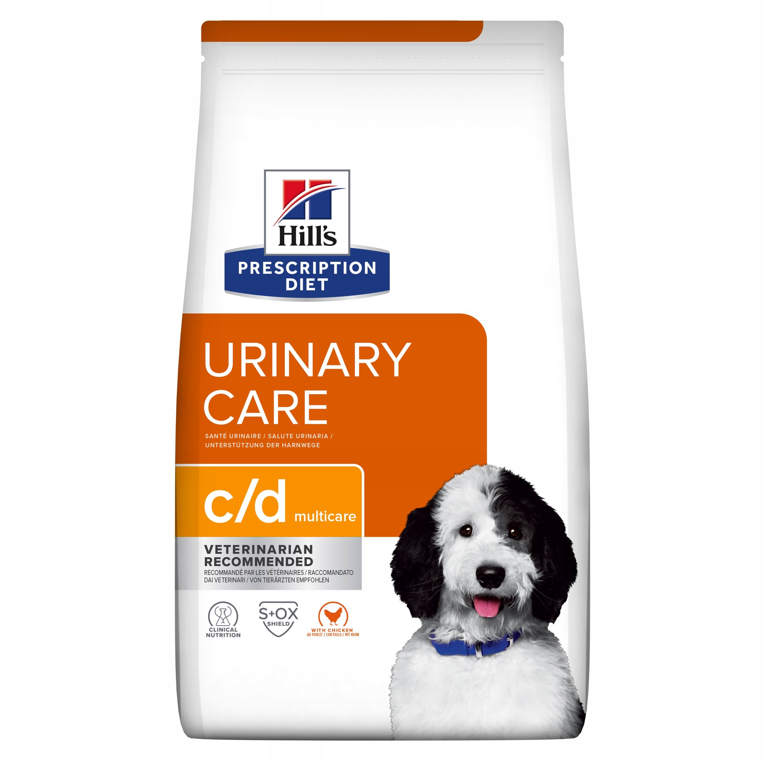 Sucha karma dla psów HILL'S PD Urinary c/d na dolegliwości przewodu moczowego 4kg (52742052144)