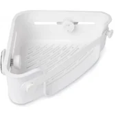 Akcesoria do armatury i ceramiki - Umbra Flex Gel-Lock półka prysznicowa narożna szara 1004435-918 - miniaturka - grafika 1