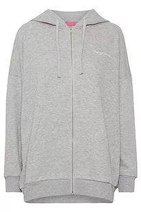 THEJOGGCONCEPT Damski sweter z kapturem Jcsafine, 201747/Light Grey Melange, XXL - Swetry damskie - miniaturka - grafika 1