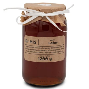 Miód Leśny 1.2 KG- Głóg, Malina, Dzika Róża! - Miód - miniaturka - grafika 1