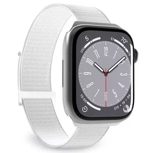 Pasek PURO Nylon Sport do Apple Watch (38/40/41mm) Biały - Akcesoria do smartwatchy - miniaturka - grafika 1