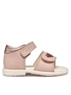 Buty dla dziewczynek - Geox Sneakersy B Verred B5521B 085NF C8172 M Różowy - miniaturka - grafika 1