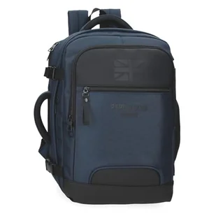 Pepe Jeans Bromley Plecak kabinowy na laptopa 15,6 cala Niebieski 25 x 40 x 20 cm Poliester 17L by Joumma Bags, Niebieski, Talla única, Plecak kabinowy na laptopa - Torby na laptopy - miniaturka - grafika 1