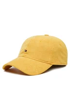 Czapki męskie - Tommy Hilfiger Czapka z daszkiem Th Flag AM0AM12757 Żółty - miniaturka - grafika 1