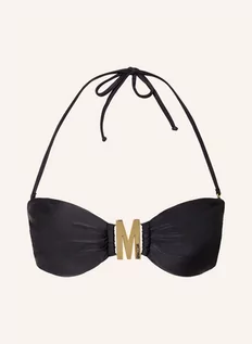 Stroje kąpielowe - Moschino Góra Od Bikini Bustier schwarz - grafika 1