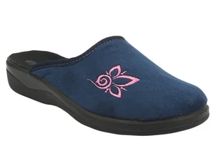 Kapcie damskie Inblu CU-02D granat - Kapcie damskie - miniaturka - grafika 1