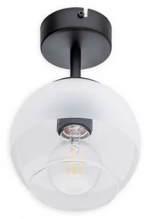 Lemir Pinox kinkiet 1 pł. / czarny matowy O3080 K1 CZA O3080 K1 CZA - Lampy ścienne - miniaturka - grafika 1