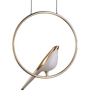 Tit lampa wisząca LED złota ptak Step Into Design - Lampy sufitowe - miniaturka - grafika 1