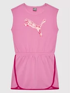 Sukienki i spódniczki dla dziewczynek - Puma Sukienka codzienna Alpha 846940 Różowy Relaxed Fit - miniaturka - grafika 1