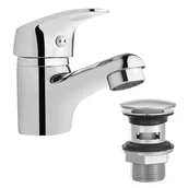 Baterie umywalkowe - Invena Bateria umywalkowa Ava New stojąca chrom BU-06-Z01-X - miniaturka - grafika 1