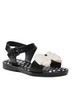 Buty dla dziewczynek - Melissa Sandały Mini Mar Sandal Prince 33474 Czarny - miniaturka - grafika 1