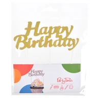 Dekoracje sali - Dekoracja tortu Happy Birthday - miniaturka - grafika 1