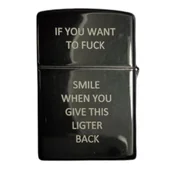 Survival - akcesoria - Zapalniczka ZIPPO Reg Gray Dusk z napisem If You Want To - miniaturka - grafika 1